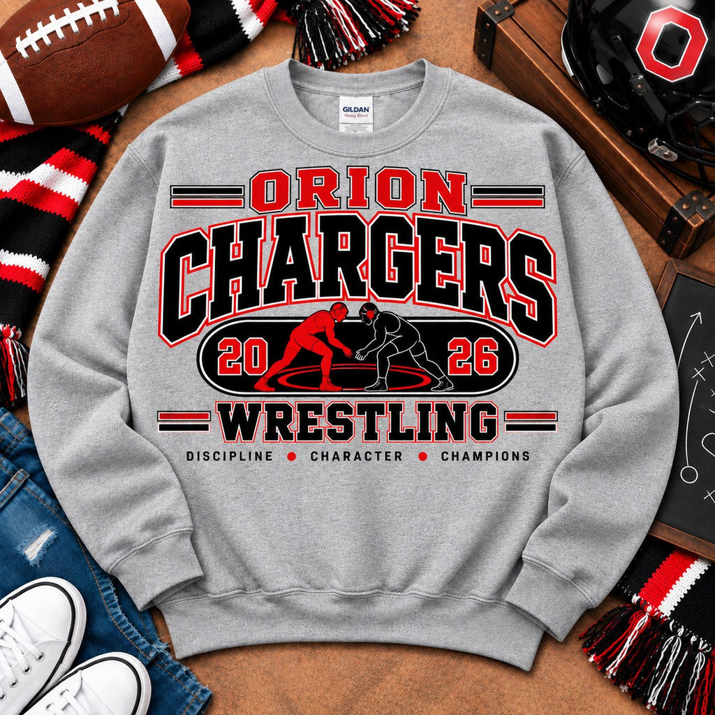 Discipline Character Champions Orion Wrestling 2026 Crewneck Sweatshirt