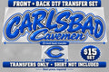 Carlsbad Cavemen Custom DTF Order