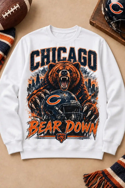 Chicago Bear Down Crewneck Sweatshirt
