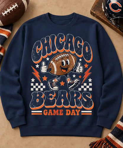 Chicago Bears Retro Crewneck Sweatshirt