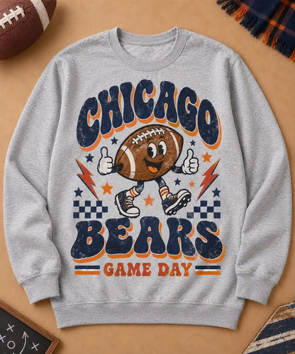 Chicago Bears Retro Crewneck Sweatshirt
