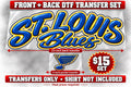 St. Louis Blues Custom DTF Order