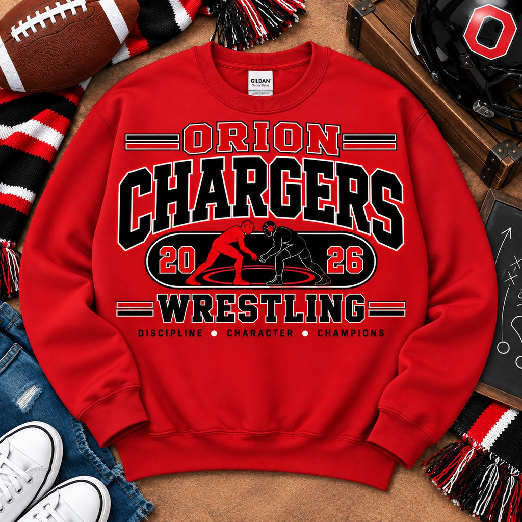 Discipline Character Champions Orion Wrestling 2026 Crewneck Sweatshirt