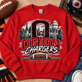 Orion Chargers Hometown Football Gildan Crewneck Sweatshirt